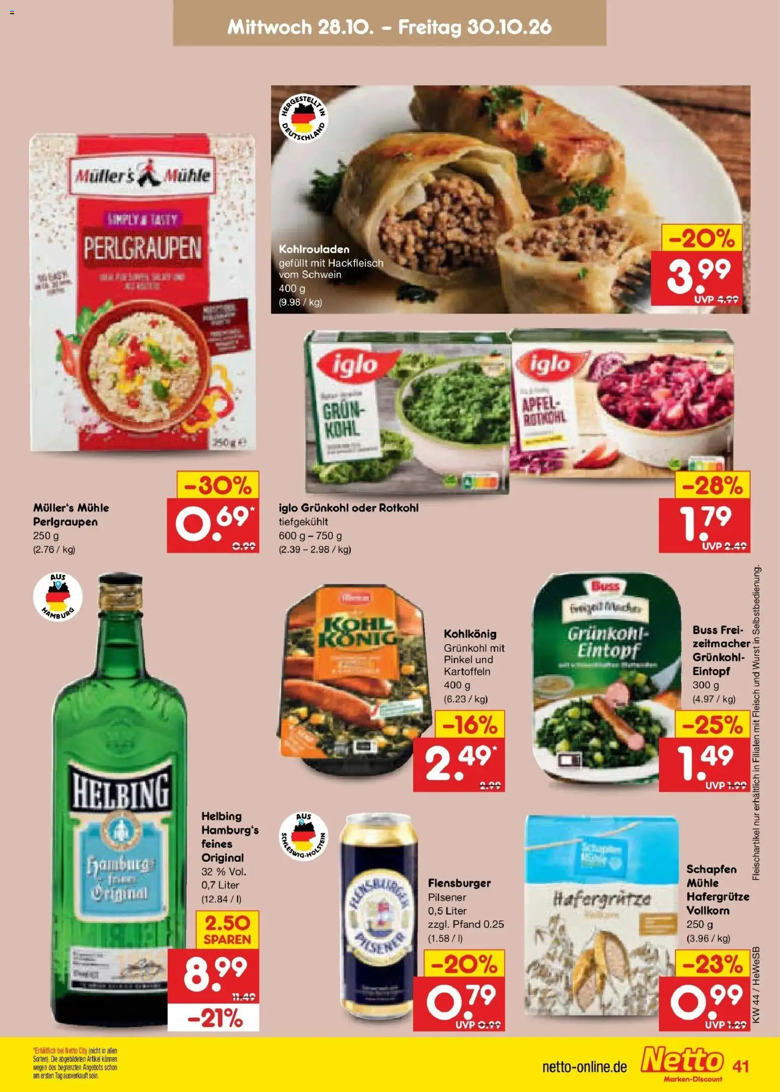 Vorschau von dem Prospekt des Geschäftes Netto Marken-Discount, gültig ab dem 26.10.2026