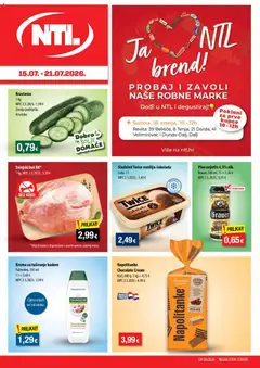Pregled letka NTL Katalog trgovine NTL vrijedi od 15.07.2026