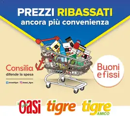 Anteprima dell'opuscolo Tigre volantino Prezzi Ribassati dal negozio Tigre valido da 08/10/2026