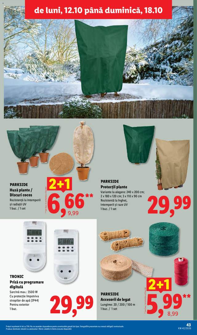 Noul catalog Lidl de la 12.10.