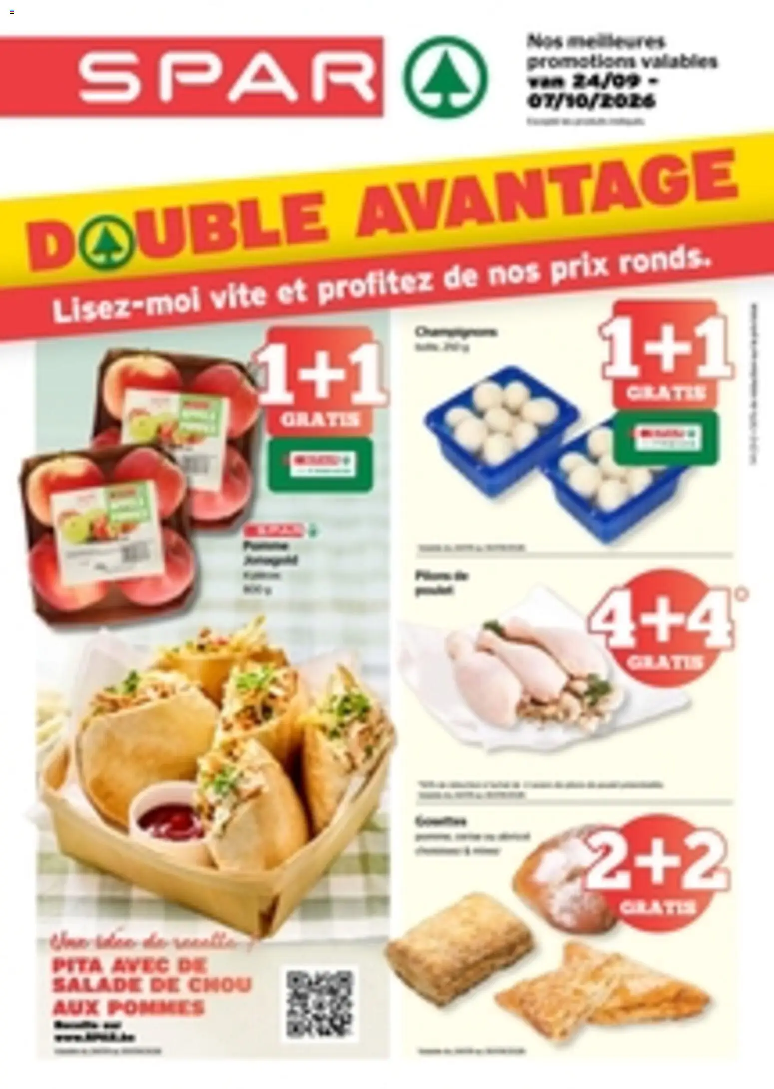 Voorbeeld van Spar Publicité van winkel Spar geldig vanaf 24/09/2026