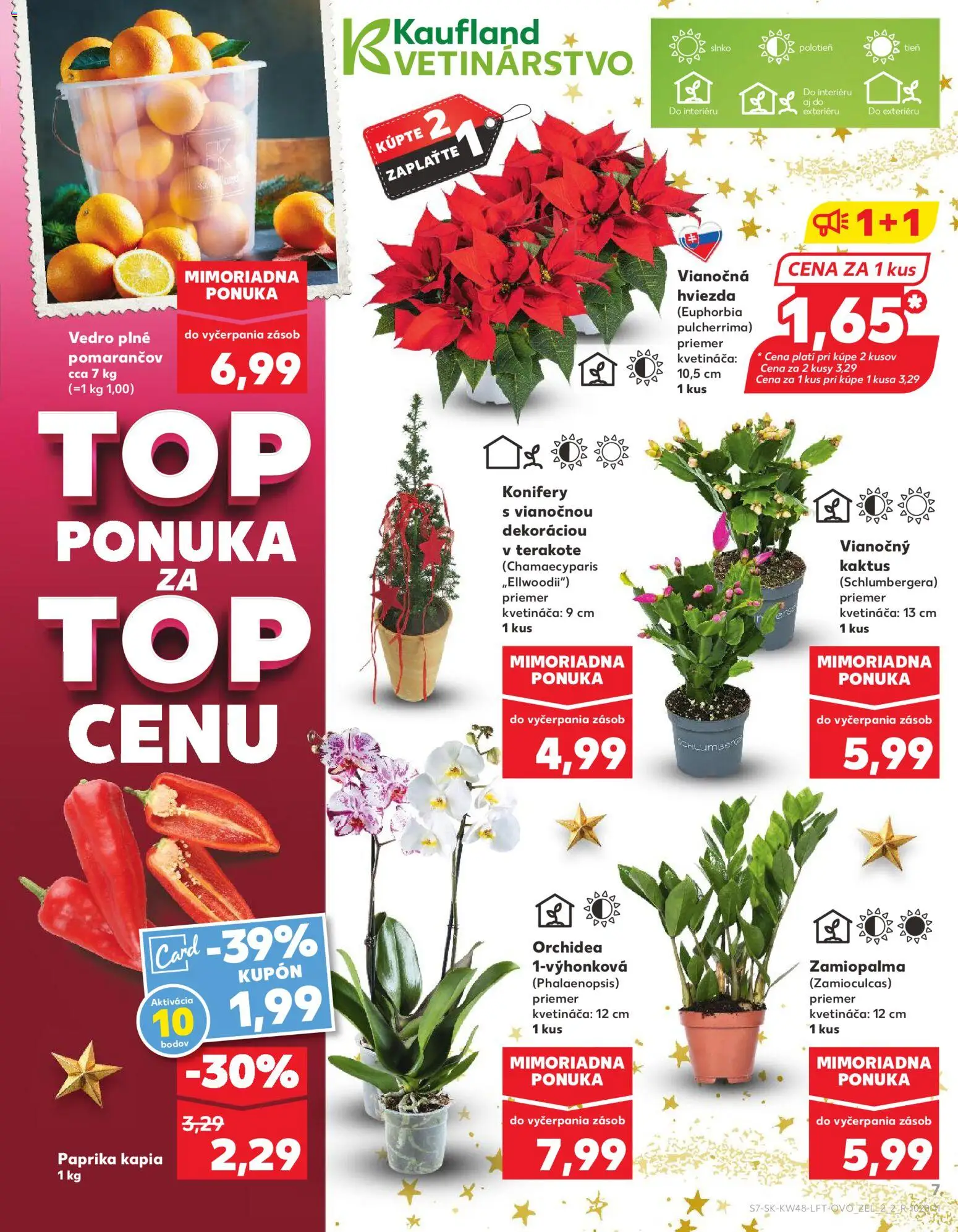 Náhľad Kaufland letáku platného od 27.11.2025 - Paprika, Orchidea, Kápia