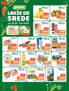 Pregled Gomex kataloga - važi od 26.08.2026