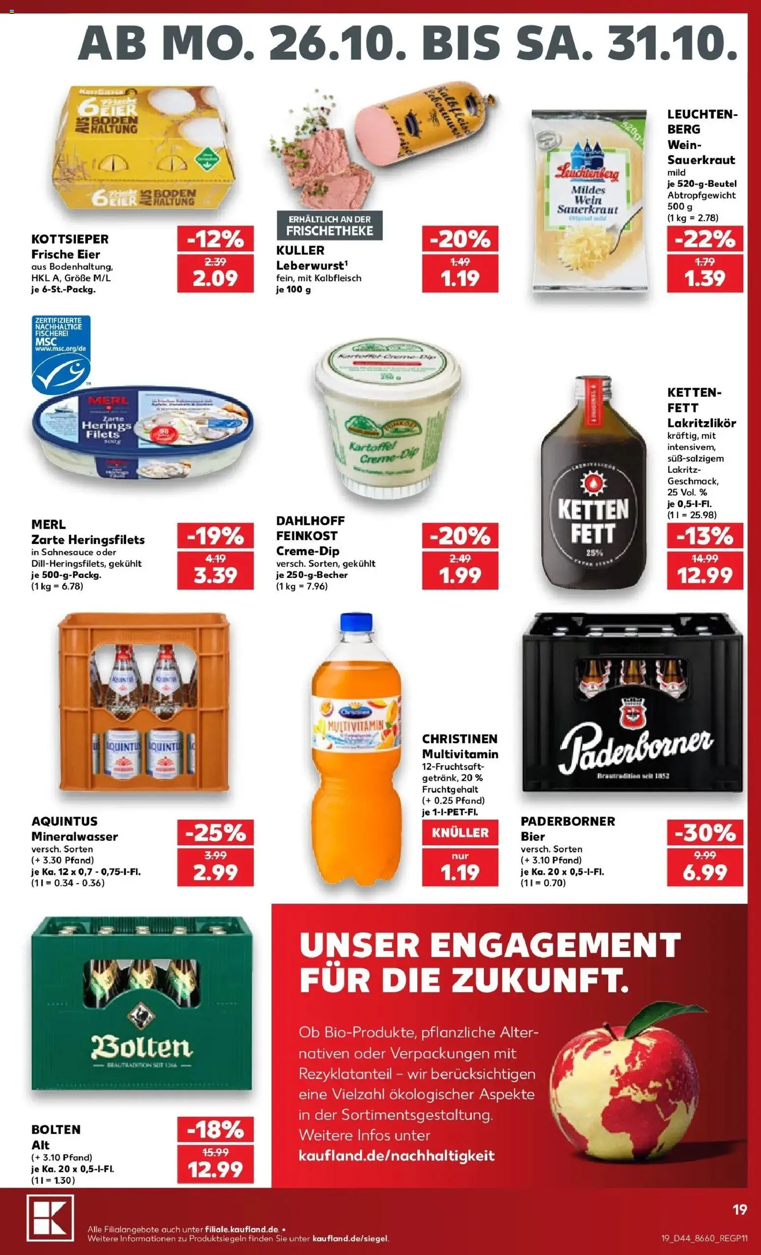 Vorschau von dem Prospekt des Geschäftes Kaufland, gültig ab dem 26.10.2026