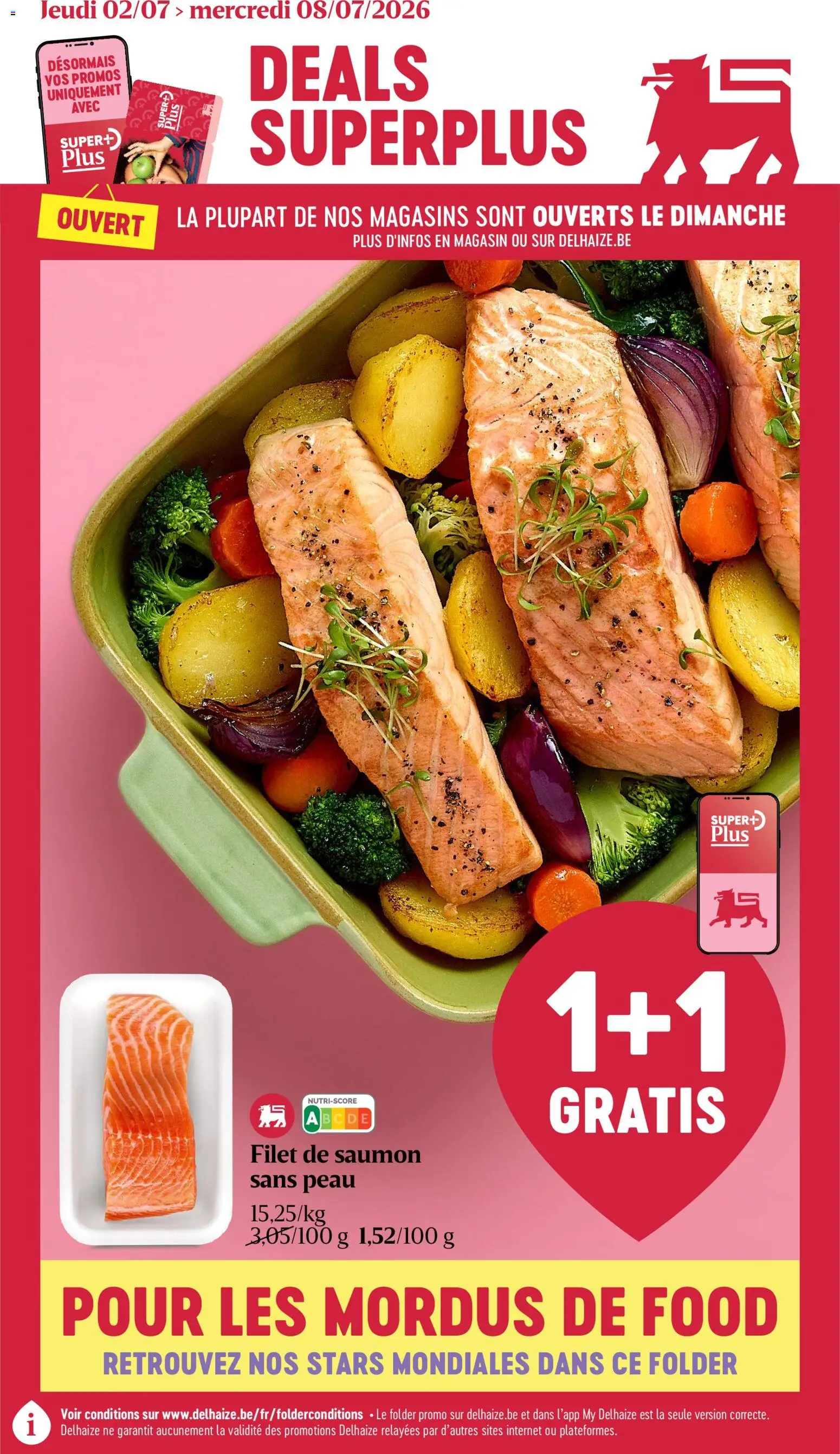 Voorbeeld van Delhaize Folder de la semaine 27 van winkel Delhaize geldig vanaf 02/07/2026
