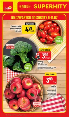 Pogląd gazetki "POLOmarket gazetka - Super Hity" ze sklepu POLOmarket ważnej od 09.07.2026