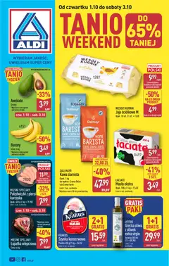 Náhled nabídky: Aldi Polsko Aldi Polsko leták - Oferta weekendowa platný od 01.10.2026