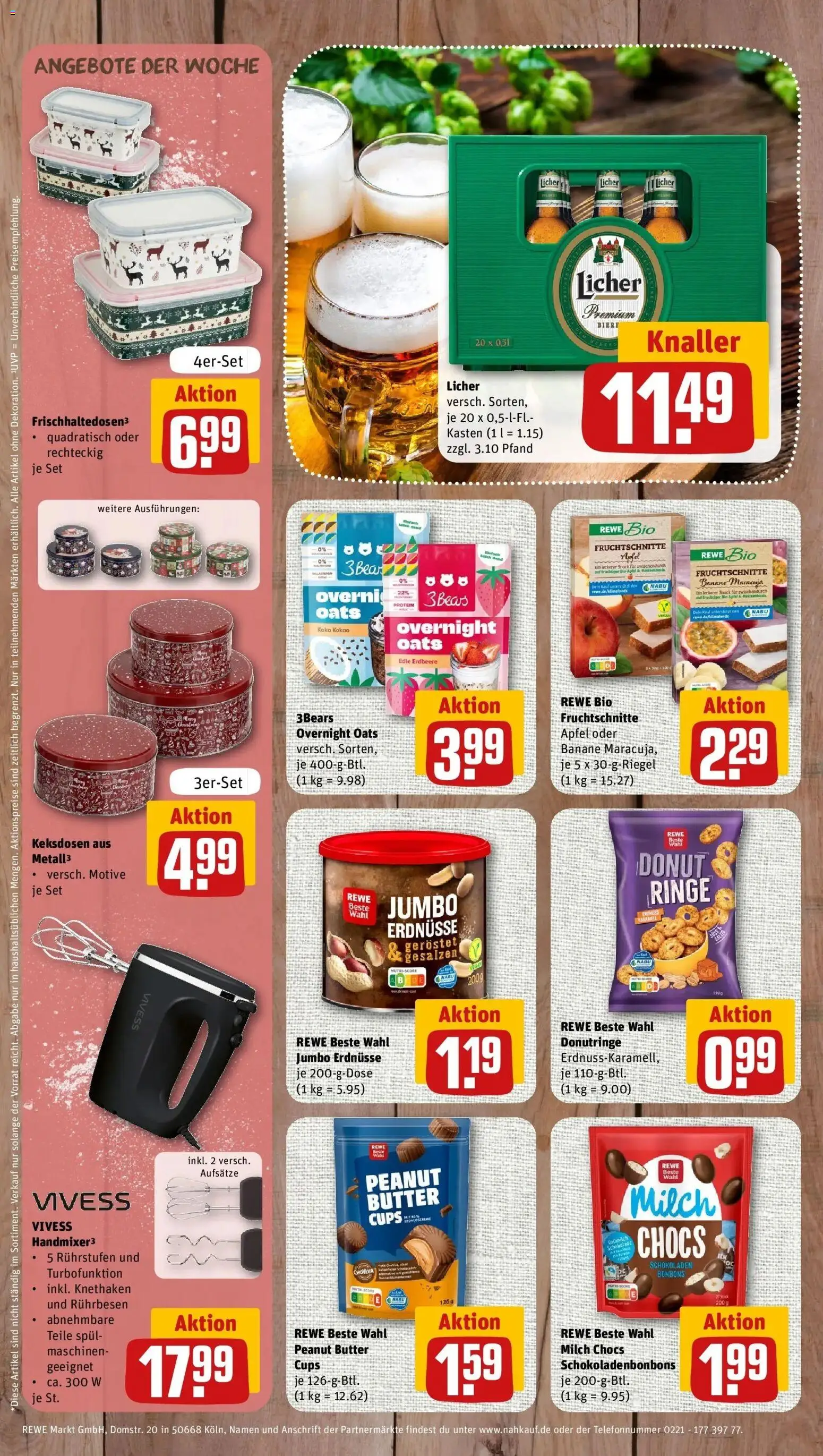 Vorschau von dem Prospekt des Geschäftes Rewe, gültig ab dem 26.10.2026