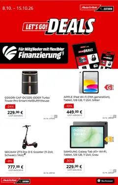 Vorschau von dem Prospekt des Geschäftes Media Markt, gültig ab dem 08.10.2026