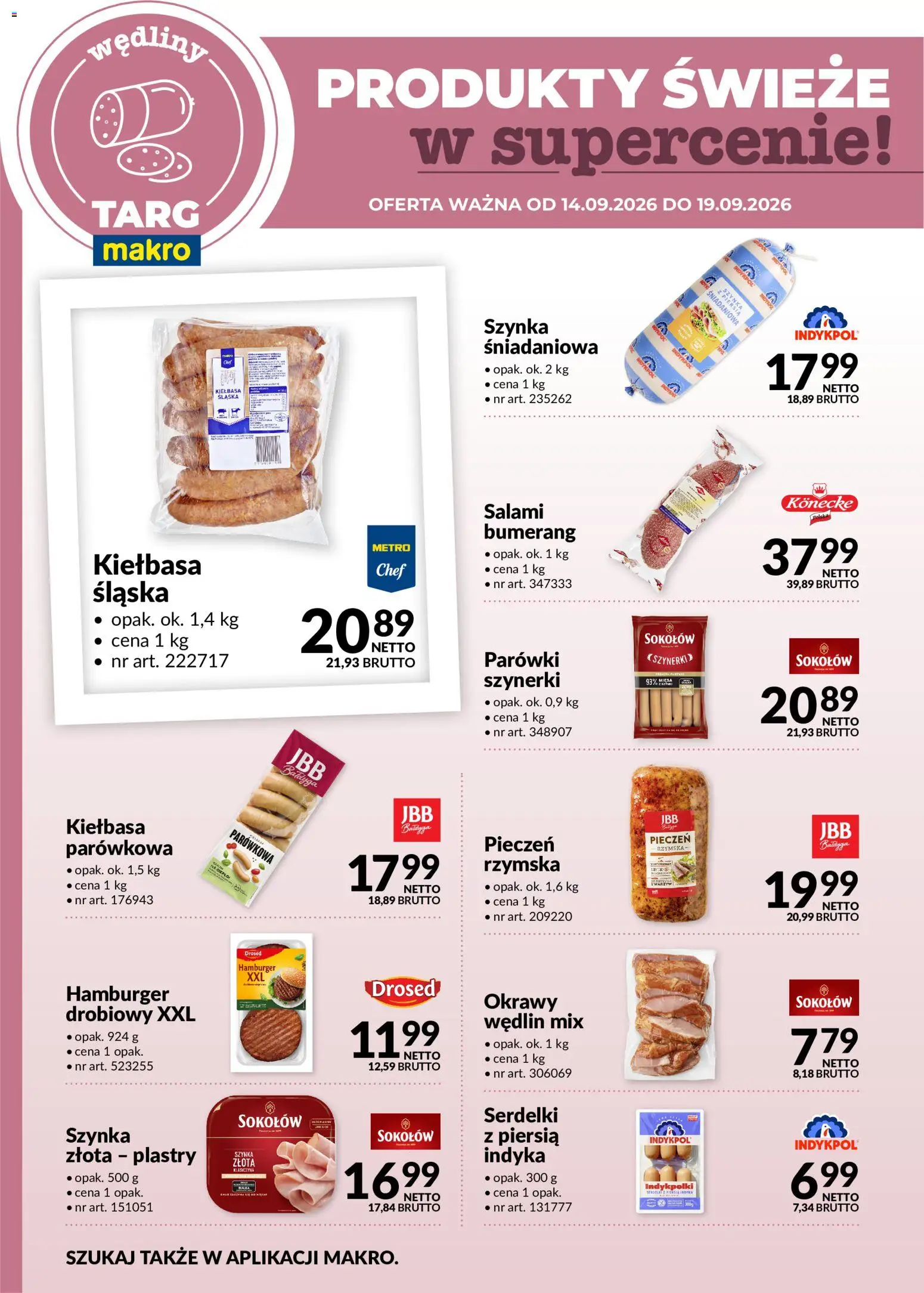 Pogląd gazetki "Makro gazetka - Produkty świeże w supercenie" ze sklepu Makro ważnej od 14.09.2026