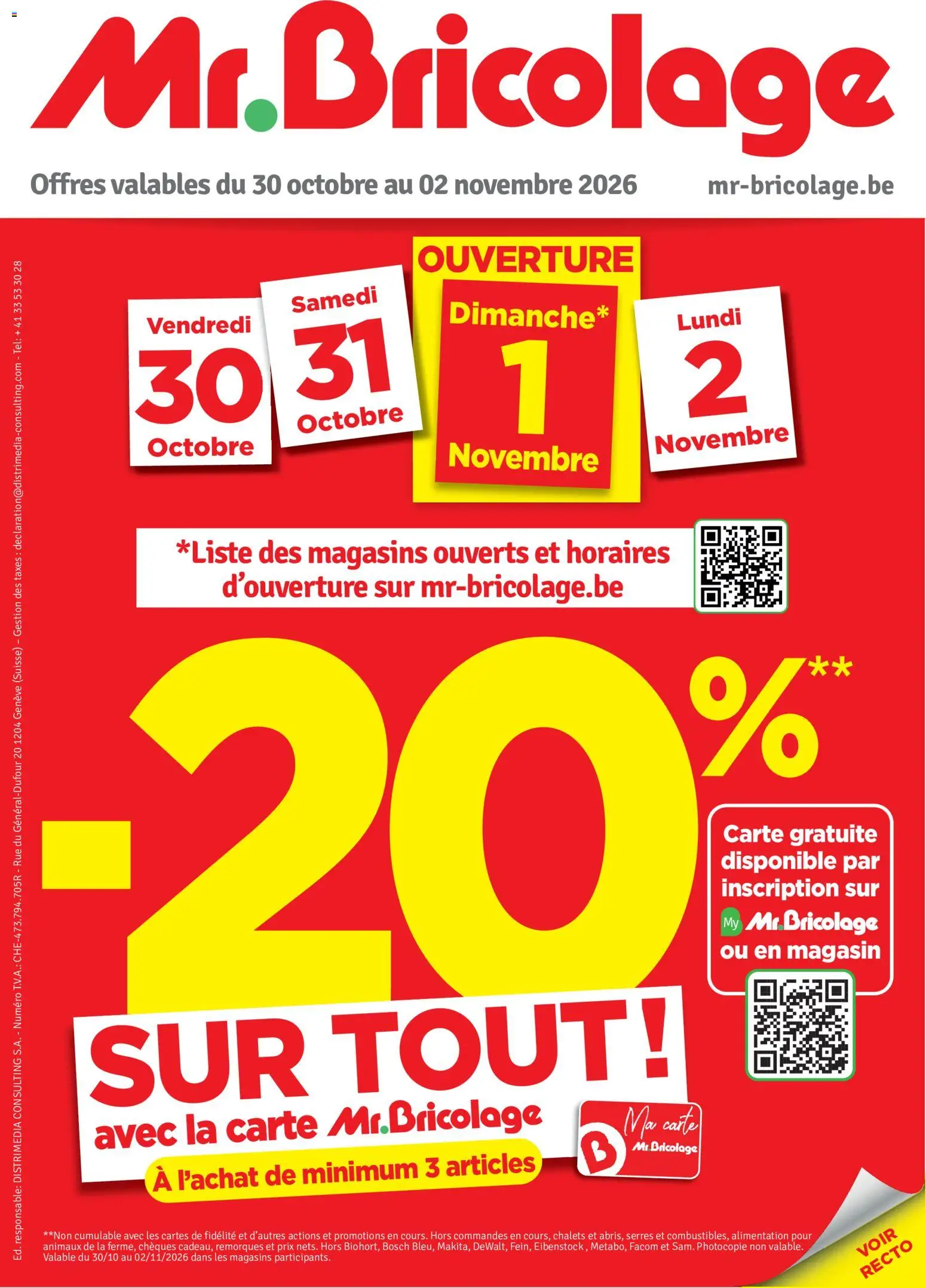Voorbeeld van Leen Bakker -20% Sur tout! van winkel Leen Bakker geldig vanaf 30/10/2026 - La