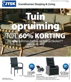 Voorbeeld van Folder van winkel JYSK geldig vanaf 27-07-2026