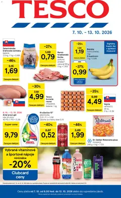 Náhľad Tesco letáku platného od 07.10.2026
