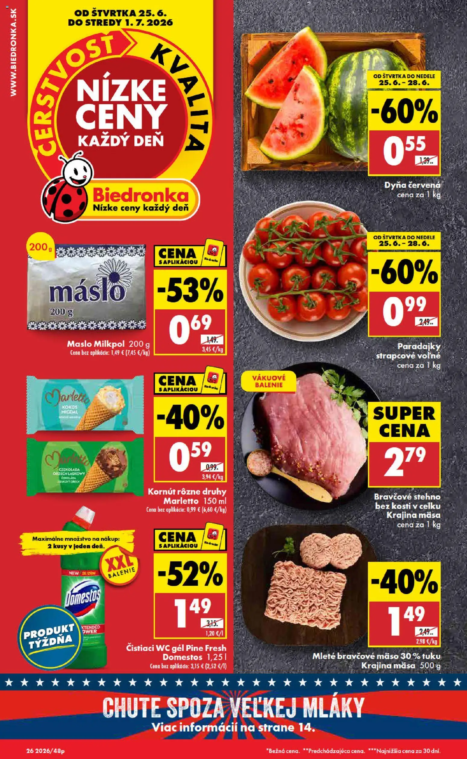 Náhľad Biedronka letáku platného od 25.06.2026