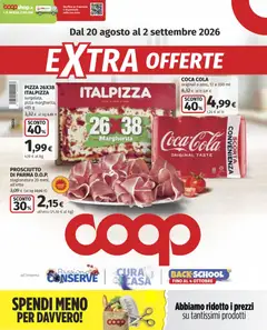 Anteprima dell'opuscolo COOP volantino dal negozio COOP valido da 20/08/2026