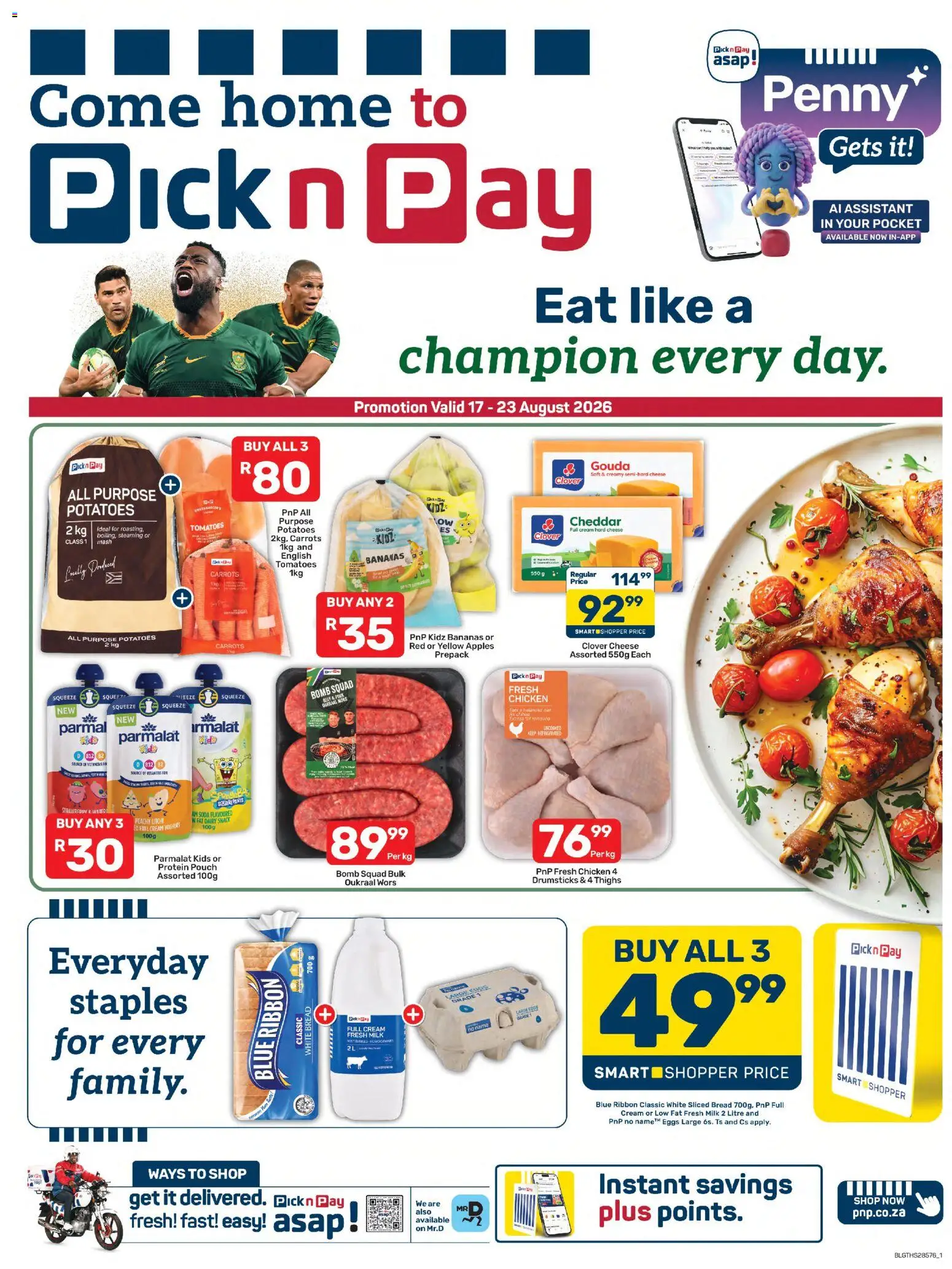 Preview of Pick n Pay flyer valid from 17/08/2026