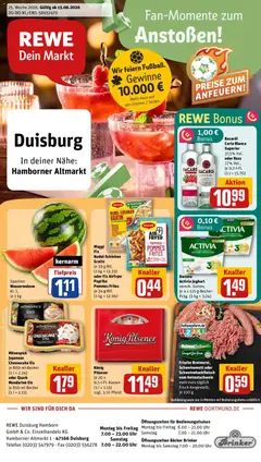 Vorschau von dem Prospekt des Geschäftes Rewe, gültig ab dem 14.06.2026