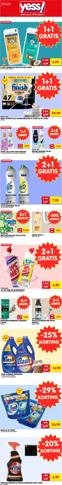 Voorbeeld van yess! Folder van winkel yess! geldig vanaf 29/09/2026