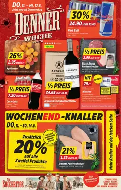Vorschau des Merkblatts Denner aktionen vom Shop Denner gültig von 11.06.2026 bis 17.06.2026