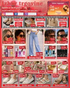 Pregled letka Izbor trgovine katalog trgovine Izbor trgovine vrijedi od 24.04.2026