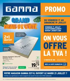 Voorbeeld van GAMMA Publicité van winkel GAMMA geldig vanaf 15/07/2026