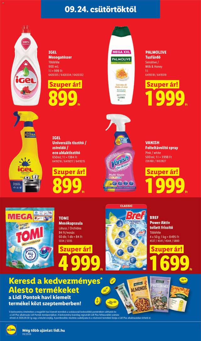 Új Lidl akciós újság 09.24.