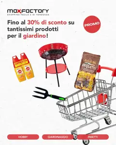 Anteprima dell'opuscolo Max Factory volantino Barbecue dal negozio Max Factory valido da 13/04/2026