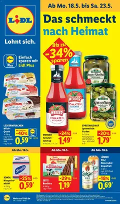 Vorschau von dem Prospekt des Geschäftes Lidl, gültig ab dem 17.05.2026