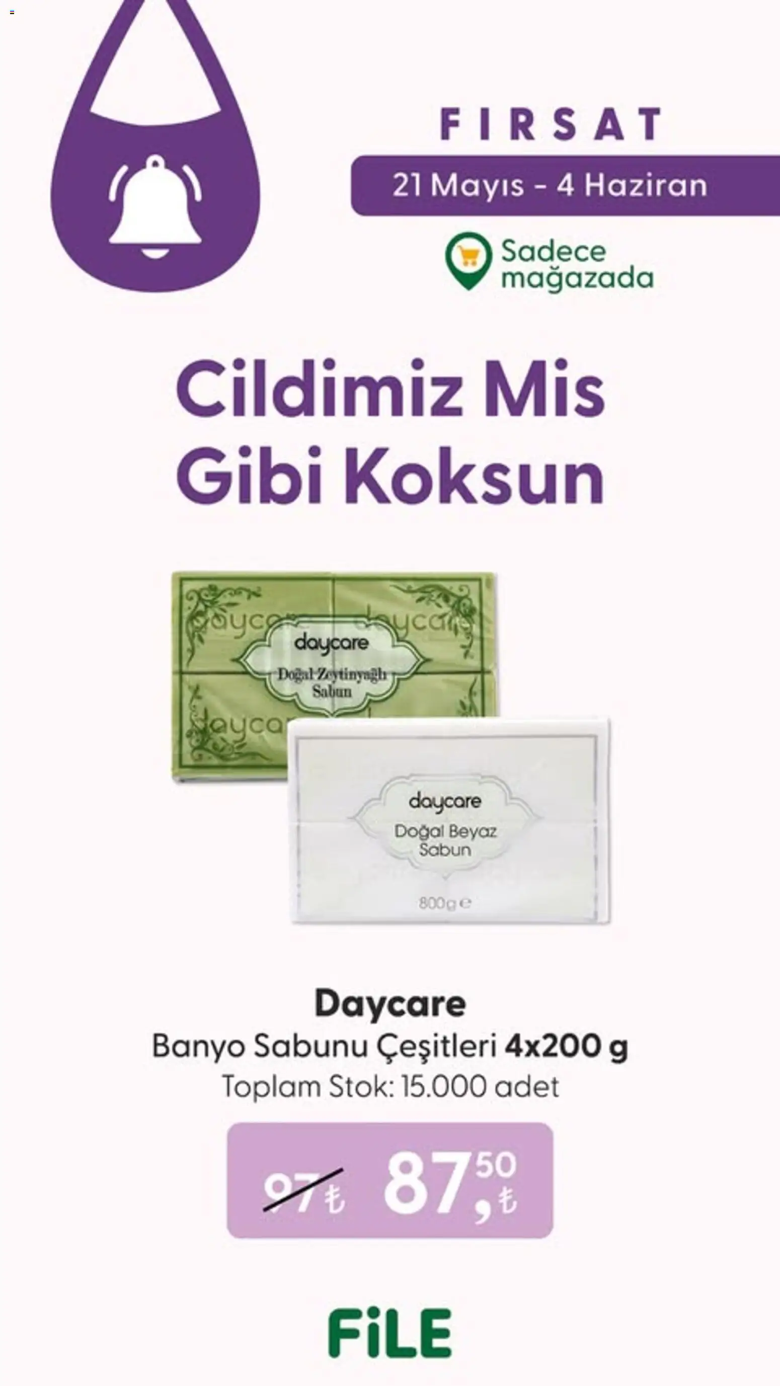 File Market File Market İndirim 21.05.2026 - Broşürünün önizlemesi - Banyo, Sabun