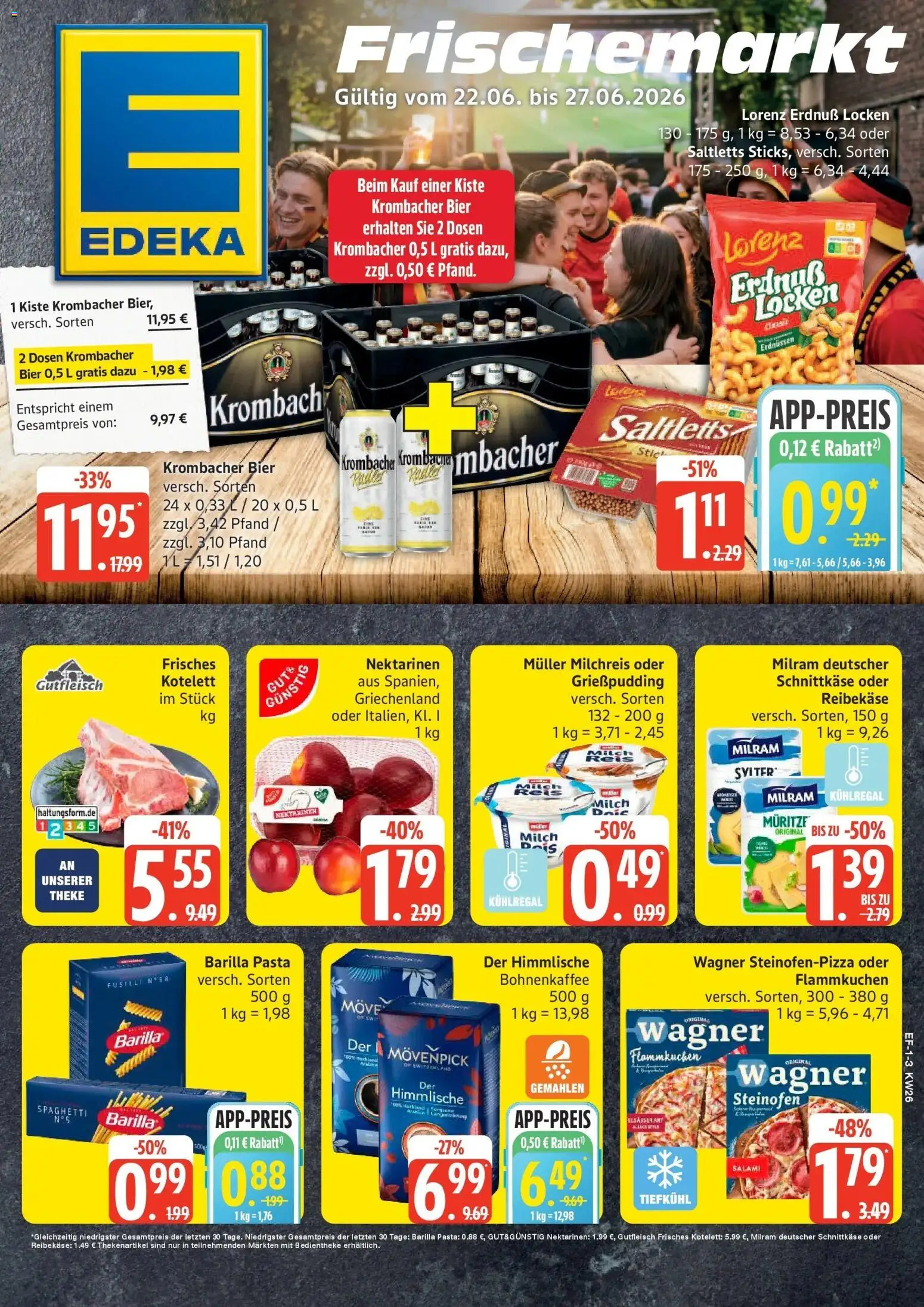 Vorschau von dem Prospekt des Geschäftes Edeka, gültig ab dem 22.06.2026