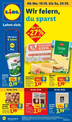 Vorschau von dem Prospekt des Geschäftes Lidl, gültig ab dem 19.10.2026