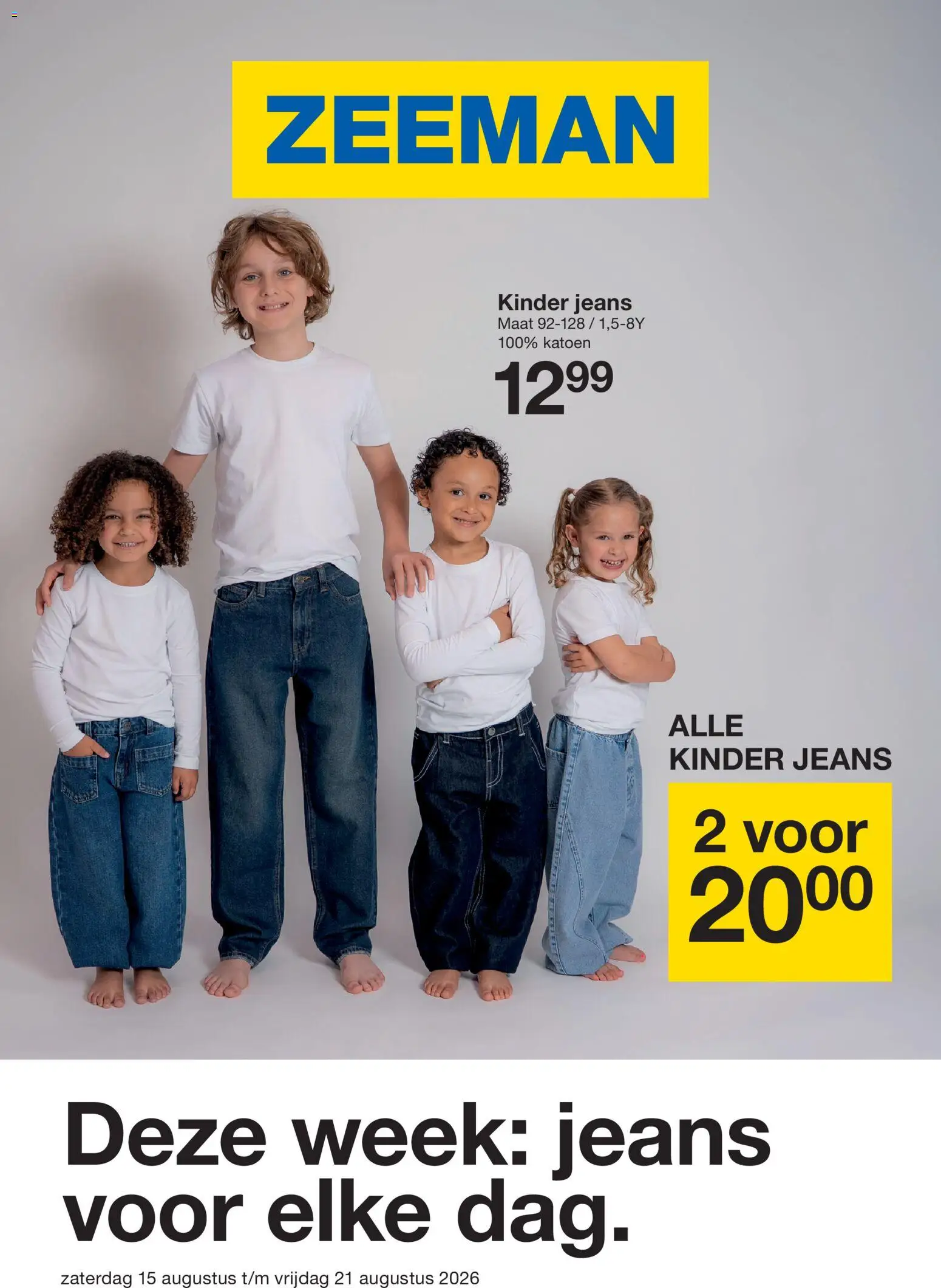 Voorbeeld van Zeeman folder van winkel Zeeman geldig vanaf 15-08-2026