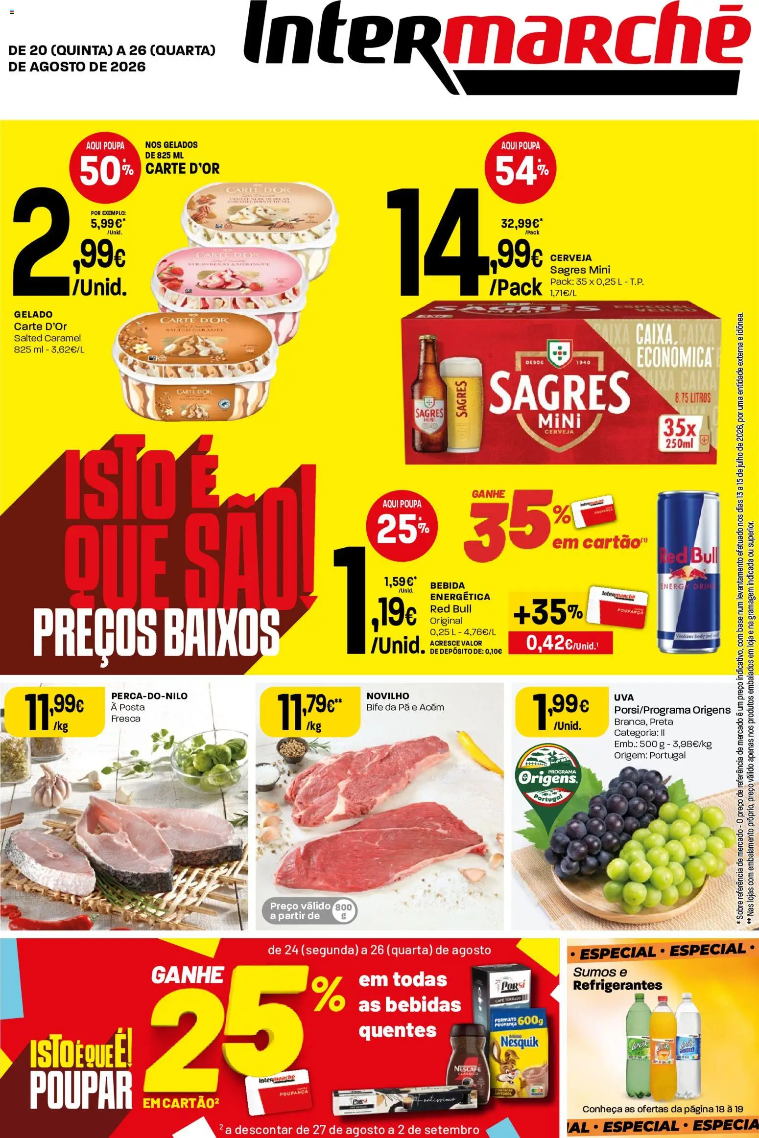 Pré-visualização do folheto da loja Intermarché válida a partir de 20/08/2026