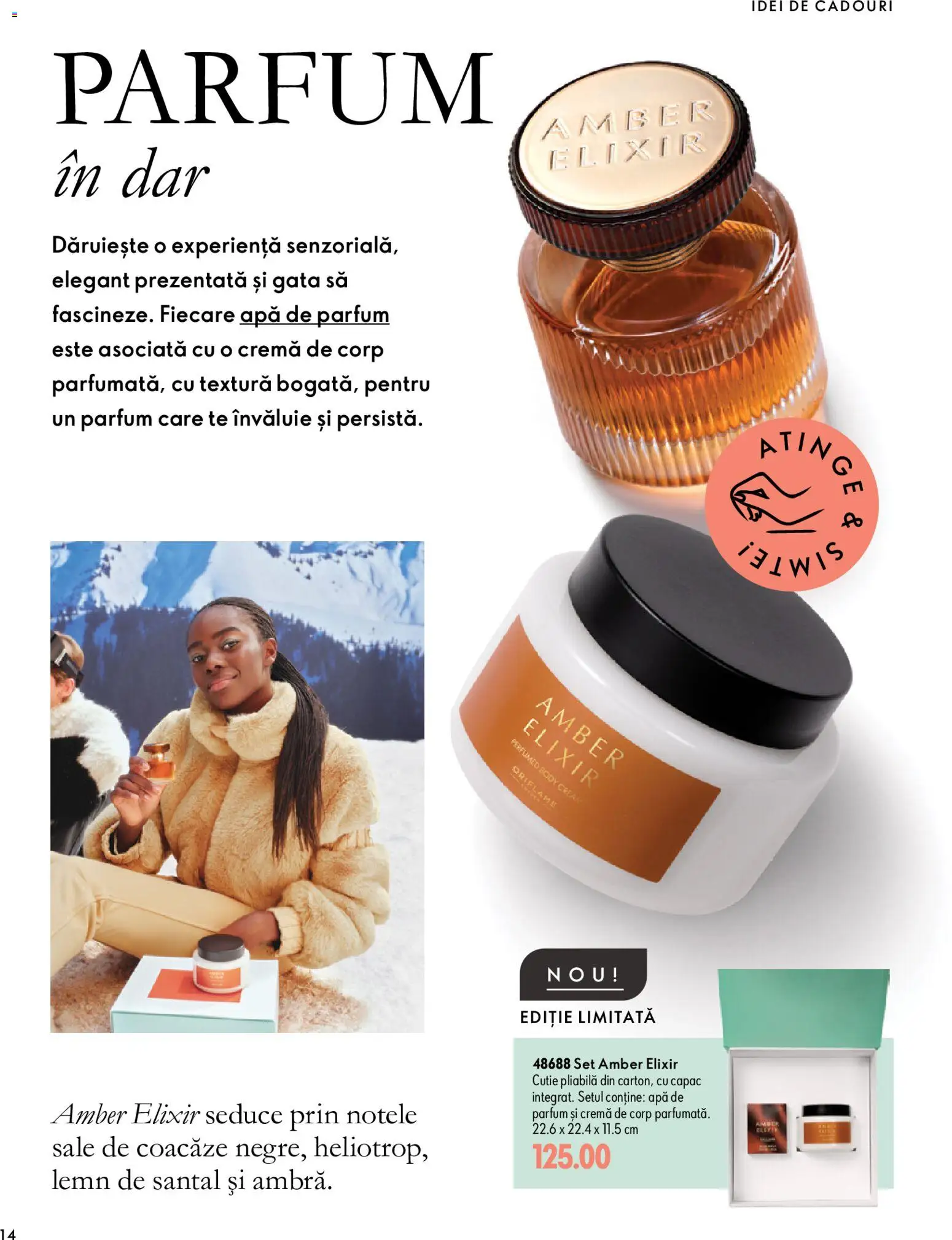 Previzualizarea de cataloage: Oriflame Oriflame Catalog 15 2026 valabil de la 11.11.2026 - Apă, Parfum, Body, Cremă, Elixir, Cutie, Apă de parfum, Cremă de corp