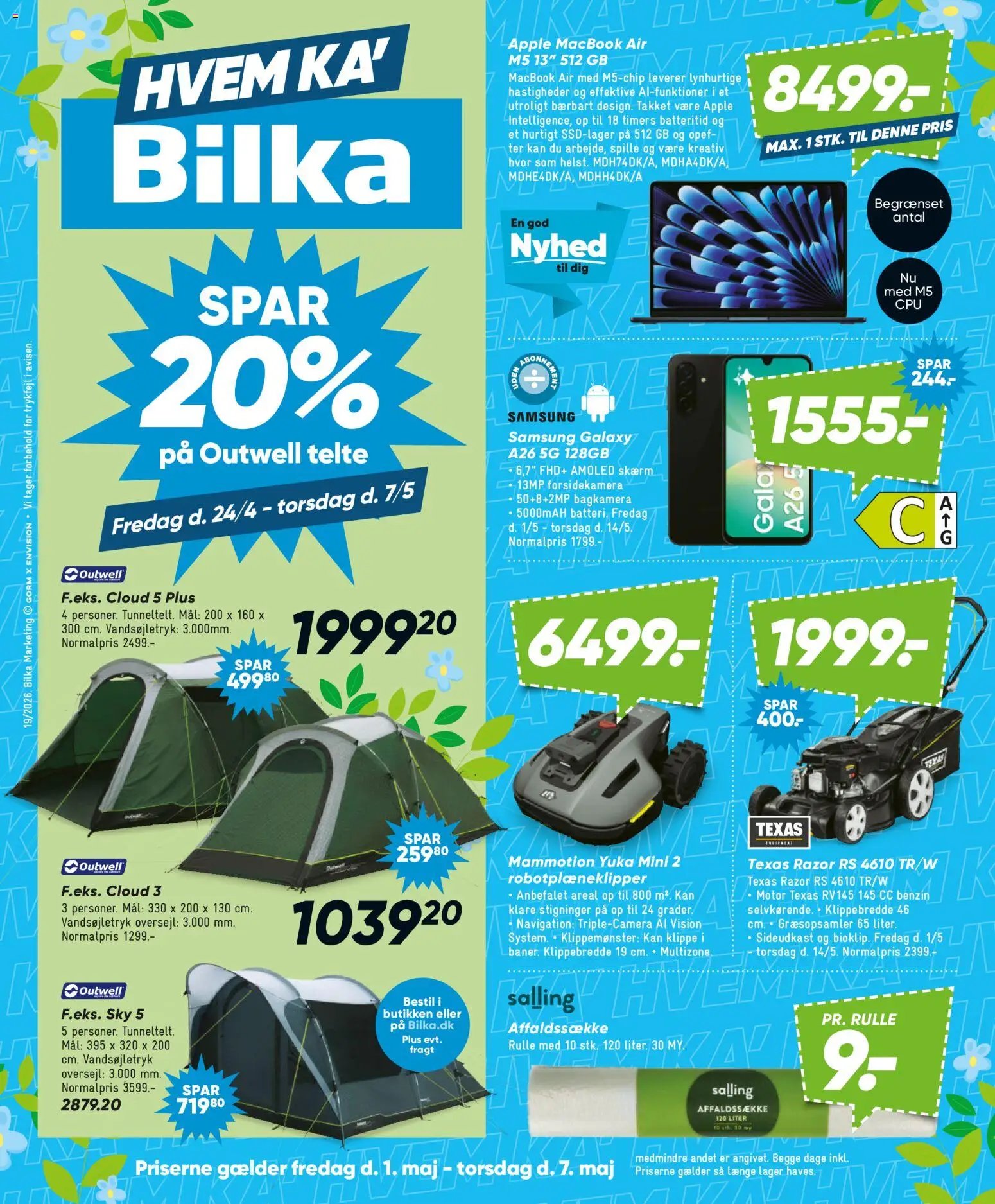 Eksempel på tilbudsavis Bilka - Nonfood fra butik Bilka gyldig fra 01/05/2026 - Skærm, Søm, Navigation