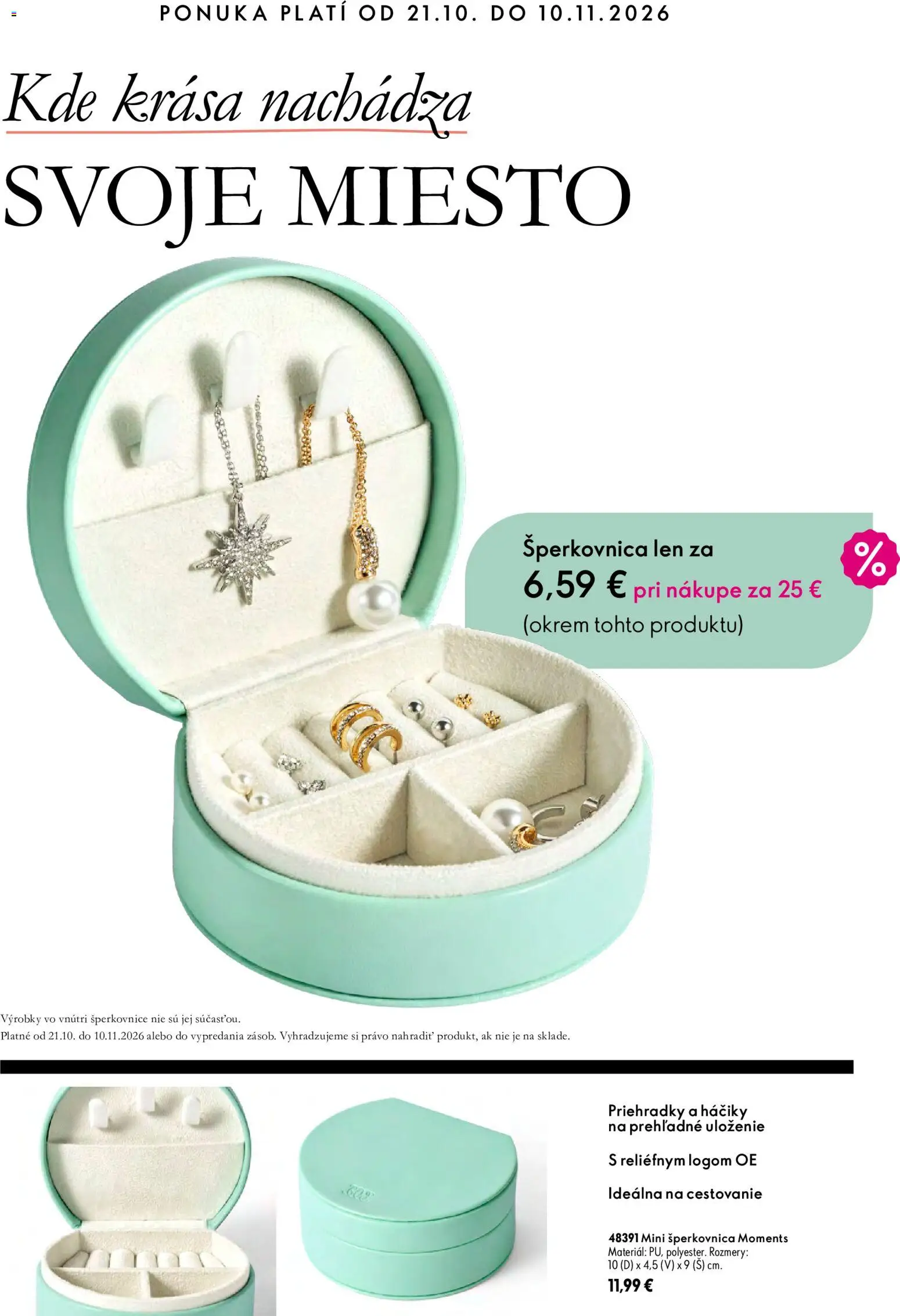 Náhľad Oriflame letáku platného od 21.10.2026