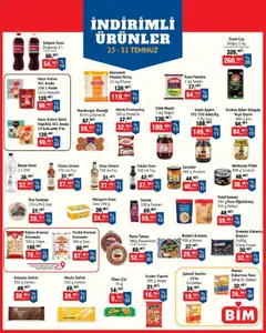 BİM BİM Katalog 25.07.2026 - Broşürünün önizlemesi