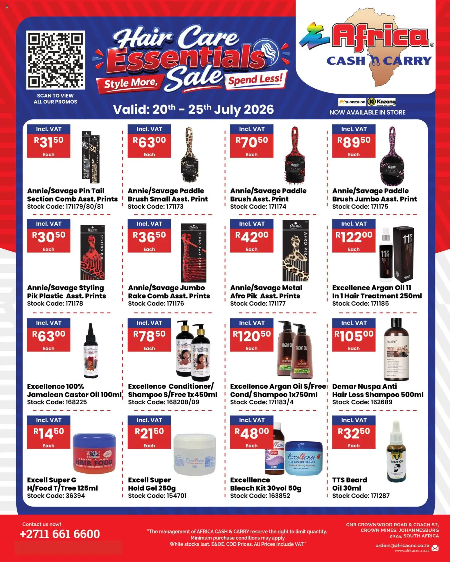 Preview of Africa Cash & Carry flyer valid from 20/07/2026