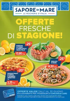 Anteprima dell'opuscolo Sapore di mare volantino dal negozio Sapore di mare valido da 01/06/2026