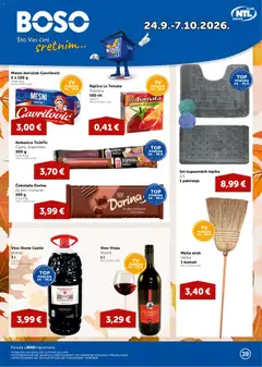 Pregled letka Boso Katalog trgovine Boso vrijedi od 24.09.2026