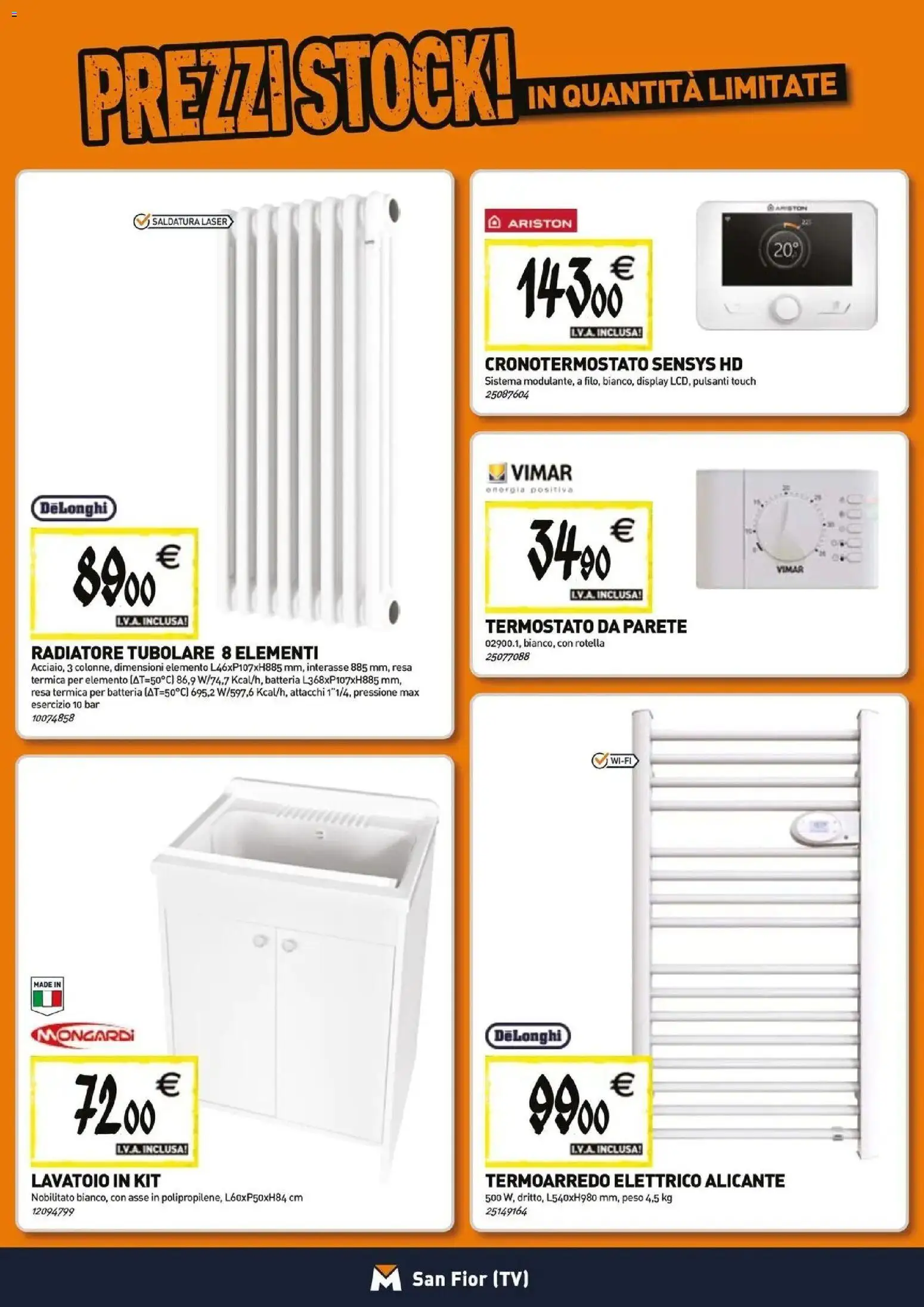 Anteprima dell'opuscolo TECNOMAT catalogo San Fior dal negozio TECNOMAT valido da 29/10/2026