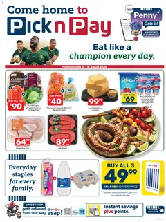 Preview of Pick n Pay flyer valid from 10/08/2026
