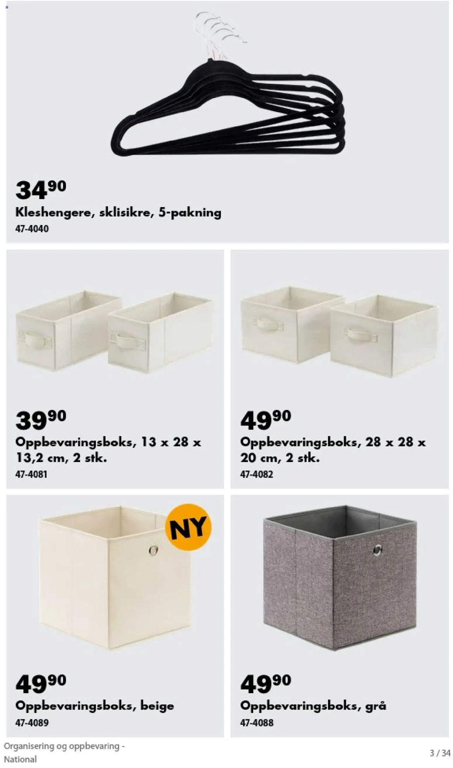 Forhåndsvis Biltema kundeavis Organisering og oppbevaring fra butikk Biltema gyldig fra 05/09/2026
