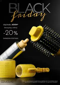 Pogląd gazetki "Douglas Black Friday" ze sklepu Douglas ważnej od 30.10.2026