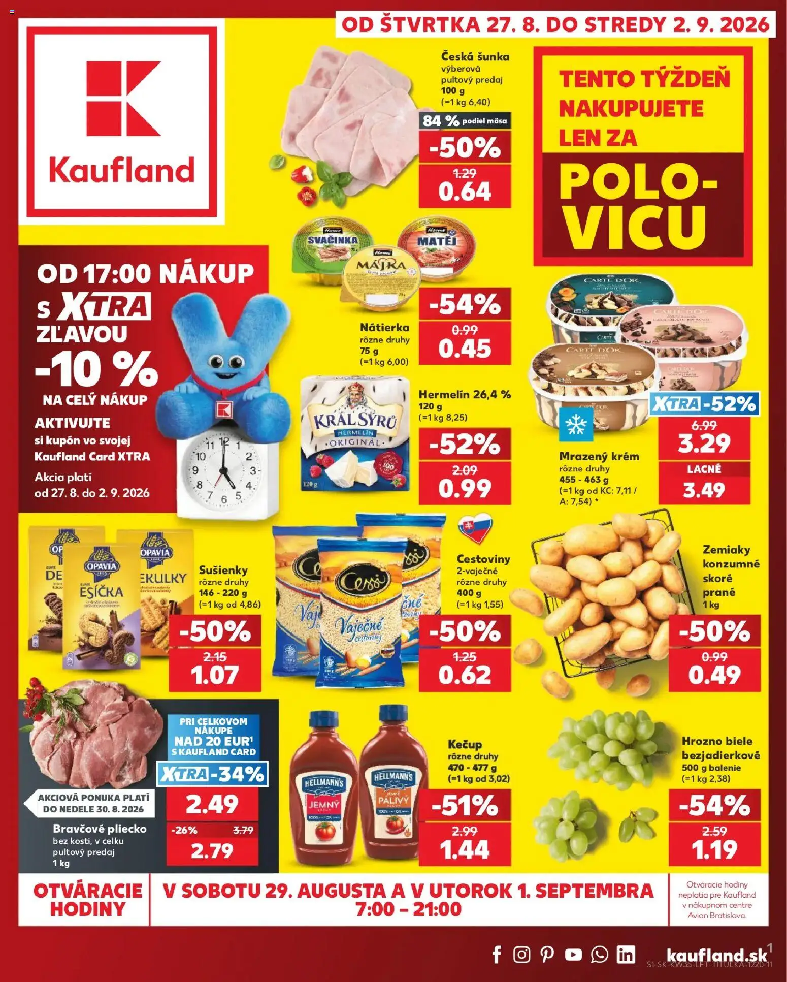 Náhľad Kaufland letáku platného od 27.08.2026