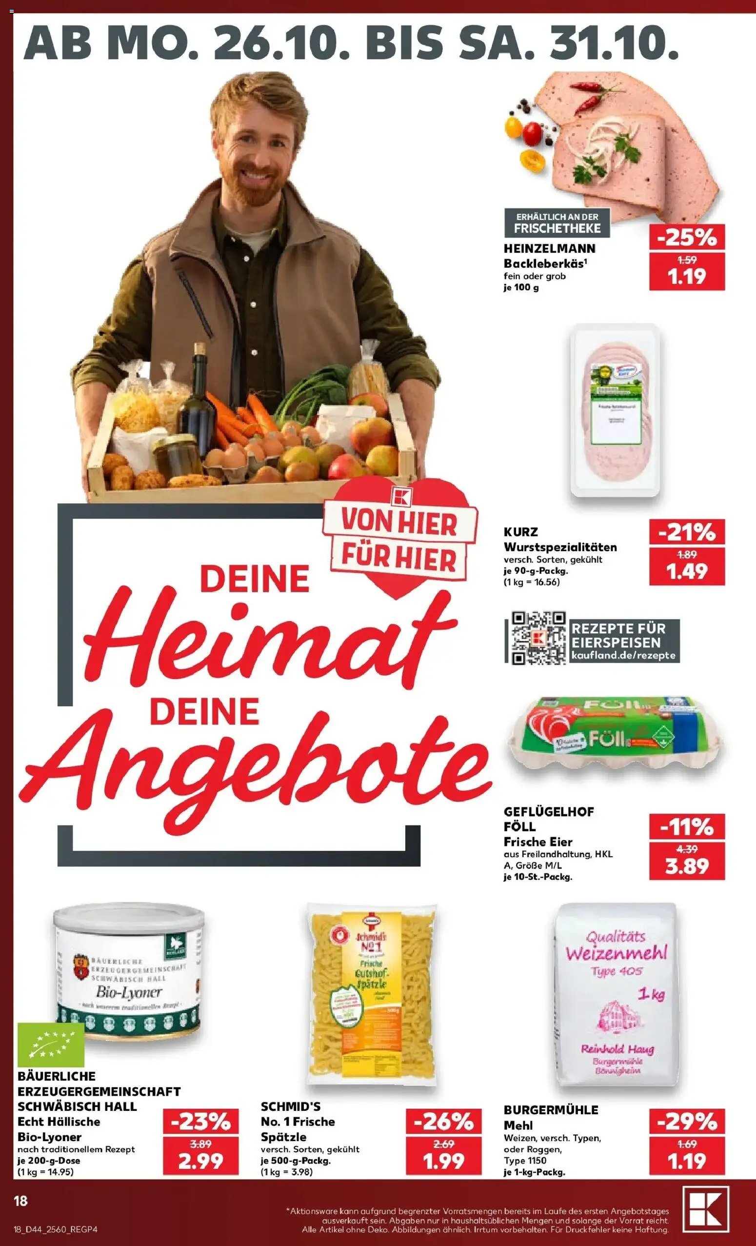 Vorschau von dem Prospekt des Geschäftes Kaufland, gültig ab dem 26.10.2026