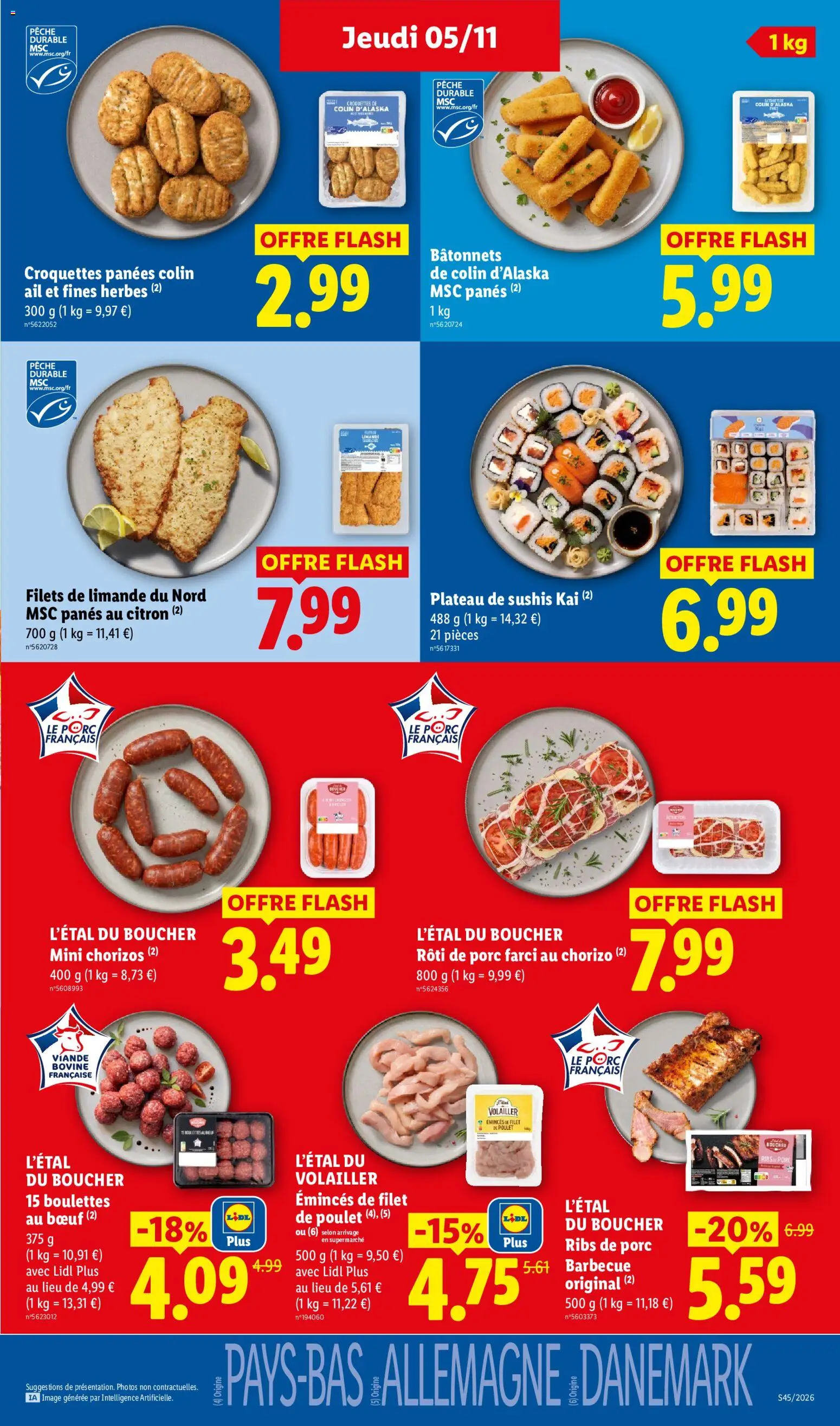 Prévisualisation de LIDL catalogue du magasin LIDL formulaire valide 05/11/2026