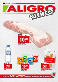Vorschau des Merkblatts Aligro aktionen Business Chavannes, Matran, Genève, Sion vom Shop Aligro gültig von 14.09.2026 bis 19.09.2026