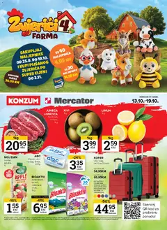 Pregled letka KONZUM katalog trgovine KONZUM vrijedi od 13.10.2026