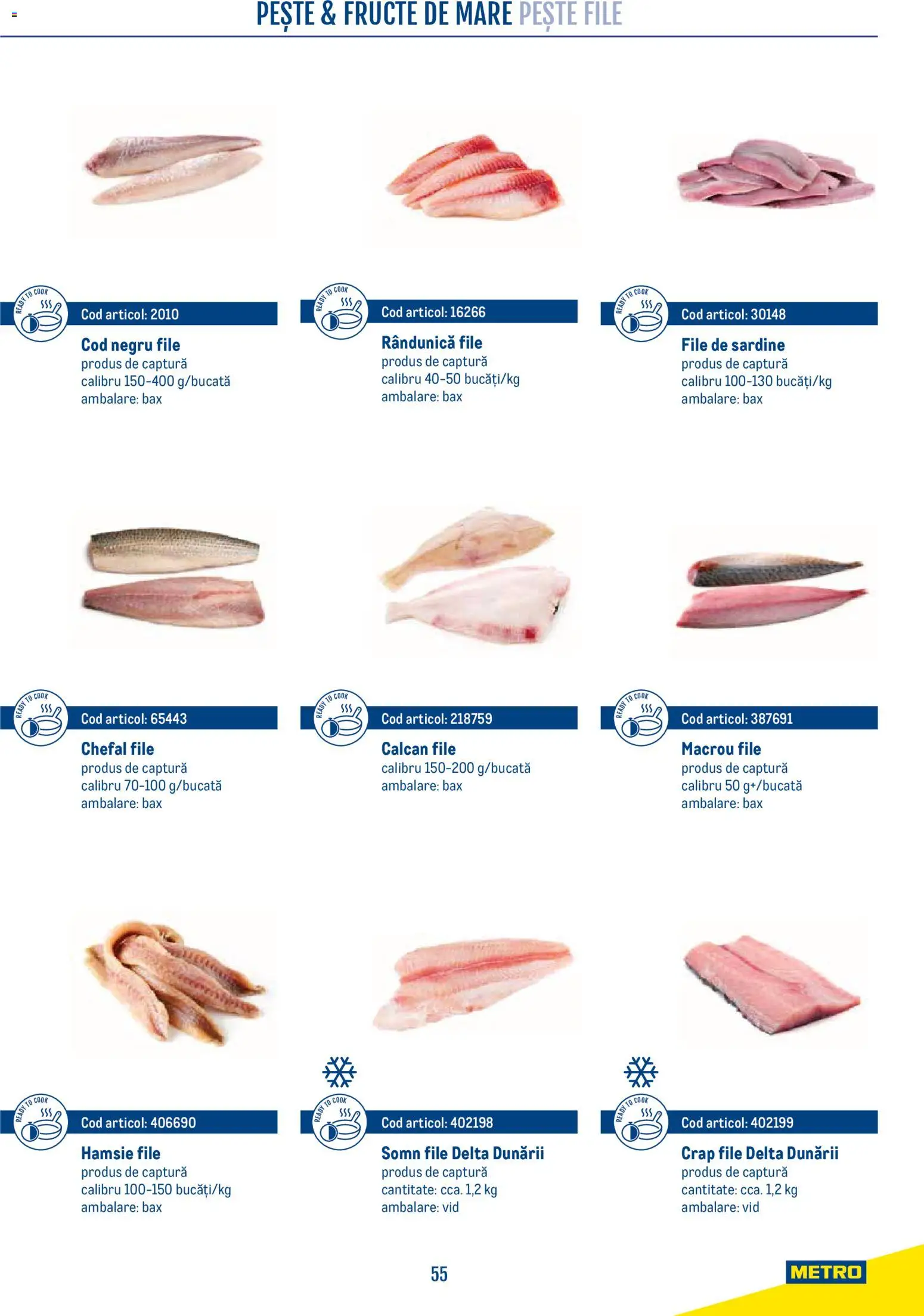 Previzualizarea de cataloage: Metro Metro Catalog Smart Chef valabil de la 21.04.2026 - Fructe De Mare, Fructe, Pește, Macrou, Sardine